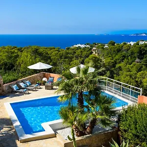 Costa Amazing View Of Sunset On The Sea Cala Vadella (Ibiza)